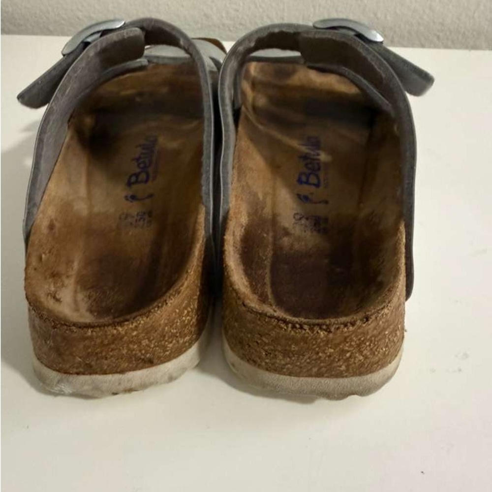 Betula by birkenstock Elegant Silver Women's Sandals - Picture 4 of 7